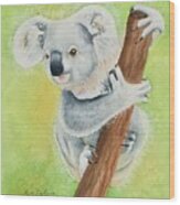 Koala Wood Print