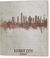 Kuwait City Skyline #19 Wood Print