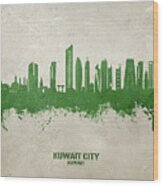 Kuwait City Skyline #93 Wood Print