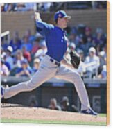 Kyle Hendricks Wood Print