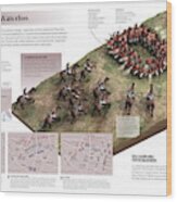 La Batalla De Waterloo Wood Print
