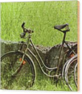 La Bicyclette Wood Print