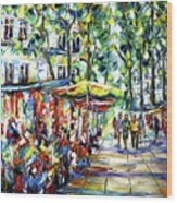 La Rambla, Barcelona Wood Print