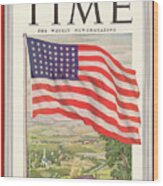 Land Of The Free - 1942 Wood Print
