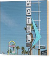 Las Vegas Lockdown Fremont Sky Ranch Motel Sign Acrylic Print by
