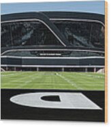 Las Vegas Raiders Stadium And Field Outside 3 To 1 Ratio Wood Print