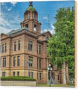 Lawrence County Courthouse Wood Print