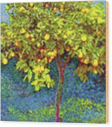 Lemon Tree Wood Print
