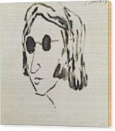 Lennon 12-10-80 Wood Print