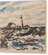 Lighthouse Wood Print