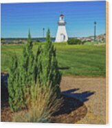 Lighthouse Park, Port Medway, Nova Scotia, Canada Wood Print