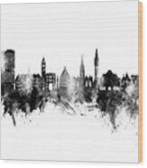 Lille France Skyline #63 Wood Print