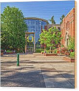 Lillis Business Complex - University Of Oregon Wood Print