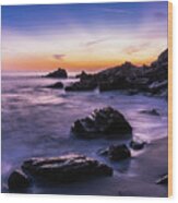 Little Corona Del Mar California Wood Print