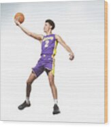 Lonzo Ball Wood Print