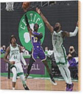 Los Angeles Lakers V Boston Celtics Wood Print