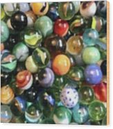 Lost Your Marbles Wood Print