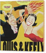 Louis Prima And Keely Smith Wood Print