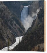 Lower Falls Ii, Yellowstone National Park, Wyoming Wood Print