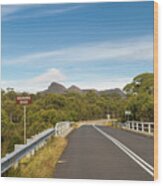 Lyell Highway, Nr. Derwent Bridge, Tasmania, Australia Wood Print