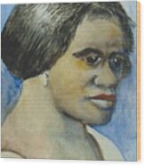 Madam Cj Walker Wood Print