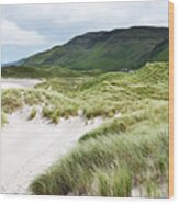 Maghera Beach Sand Dunes Ireland Wood Print