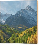 Majestic Mt. Sneffels Wood Print