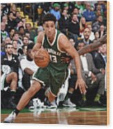 Malcolm Brogdon Wood Print