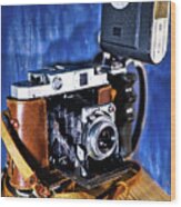 Mamiya 6 1940s Crossover Camera Wood Print