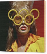 Mannequin With Olympic Glasses. Los Angeles 1984 Wood Print