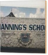 Manning's High School Wood Print