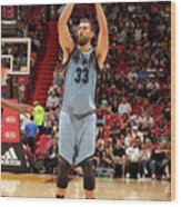 Marc Gasol Wood Print