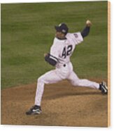 Mariano Rivera Wood Print