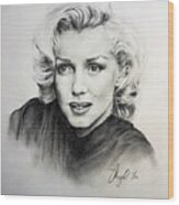 Marilyn 1953 Wood Print