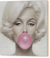 Marilyn Monroe Wood Print