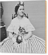 Mary Todd Lincoln Portrait - Circa 1861 Wood Print