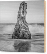 Matador Rock Movement #2 - Matador Beach, Malibu, Usa - 2013 4/10 Wood Print