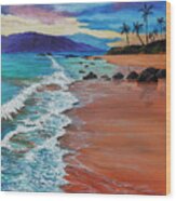 Maui Colors Wood Print
