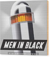 Men In Black - Alternative Movie Poster Wood Print