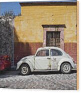 Mexican Volkswagen Beetle Wood Print