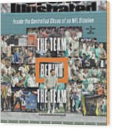 Miami Dolphins -the Team Behind The Team, December 2023 Sports Illustrated Issue Cover Wood Print