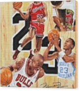Michael Jordan original painting Chicago Bulls Utah Jazz NBA basketball MJ  fadeaway Poster by Prashant Shah - Fine Art America