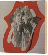 Mick Jagger And Keith Richards - Exiled Wood Print