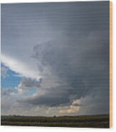 Mid August Nebraska Stormscapes 014 Wood Print