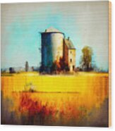 Middleton Silo Wood Print