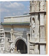Milan Duomo Spires And Statues  7735 Wood Print