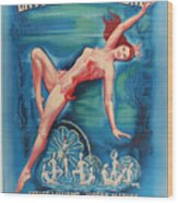 ''million Dollar Mermaid'', 1952 Wood Print