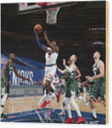 Milwaukee Bucks V New York Knicks Wood Print