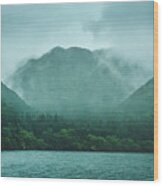 Misty Day At Hakone 1 Wood Print