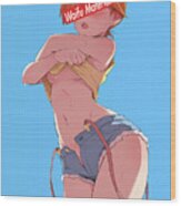 Misty - Anime Girl - Beach Waifu - Satin Poster - Original Pokemon Art